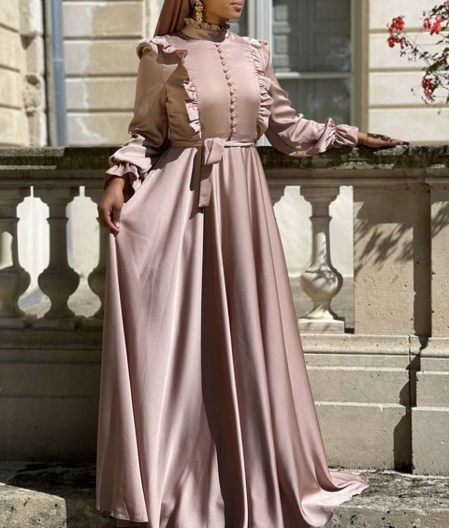 Robe Alma Vieux Rose