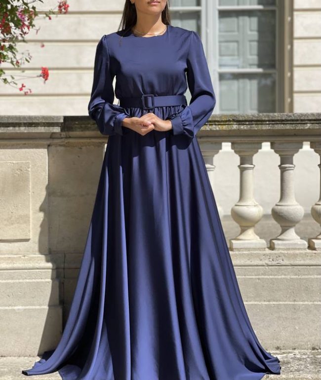 Robe Basma Bleu Roi