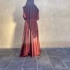 Robe Basma Bordeaux