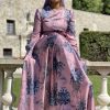 Robe Layal Fleuri vue de face