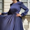 Robe Basma Bleu Roi qualité supérieure