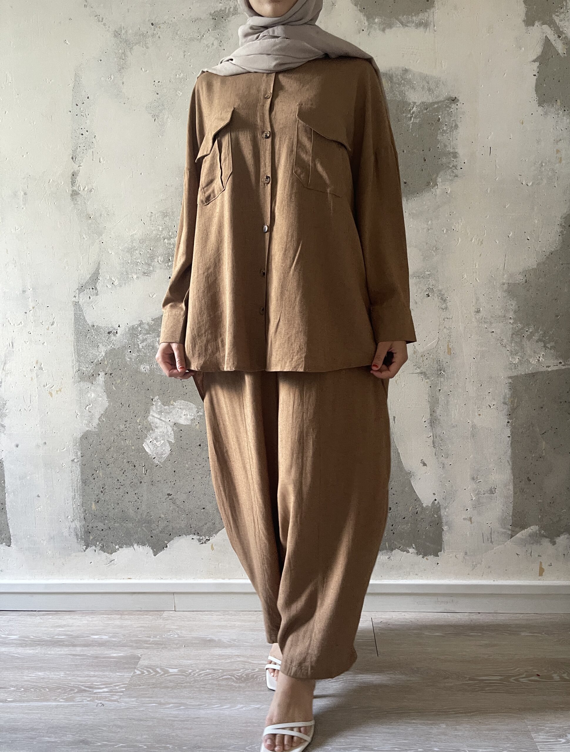 Ensemble Mina chocolat Loam Boutique